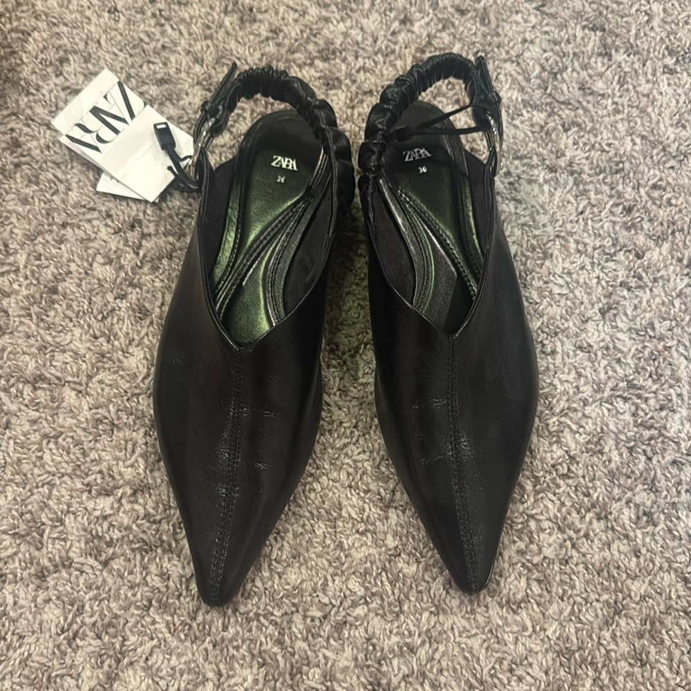 Zara slingback flats
